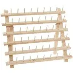 June Tailor Mini-Mega 60 Spool Wood Rack, 1 Each