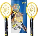 ZAP iT! Electric Fly Swatter Racket & Mosquito Zapper - High Duty 4,000 Volt Electric Bug Zapper Racket - Fly Killer USB Rechargeable Fly Zapper Indoor Safe