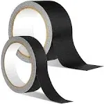 2 Pieces Cloth Bookbinding Repair Tape, 1 Inch And 2 Inch Bookbinding Tape 15 Yard Roll For Daily Supplies, Black Ruran