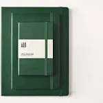 Moleskine Notebook, Large, Squared, Myrtle Green, Hard