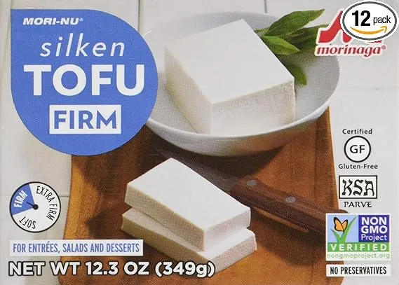 Mori-Nu Silken Tofu, Firm, 12.3 Ounce (Pack of 12)