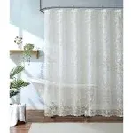 Warm Home Designs 72 inch W x Lace Shower Curtain