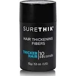 SURETHIK Building Hair Fibers to conceal thinning hair, Instantly Fuller Looking Hair for Men & Women, Auburn, 15g