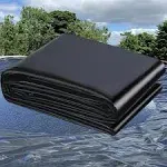 Coocure 10x15 ft and 20 Mil Thickness Pond Liner, Pliable Durable LLDEP Material, A Liner for Fish or Koi Pond, Waterfall Base