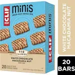 CLIF Bar White Chocolate Macadamia Nut Energy Bar Minis - 20ct