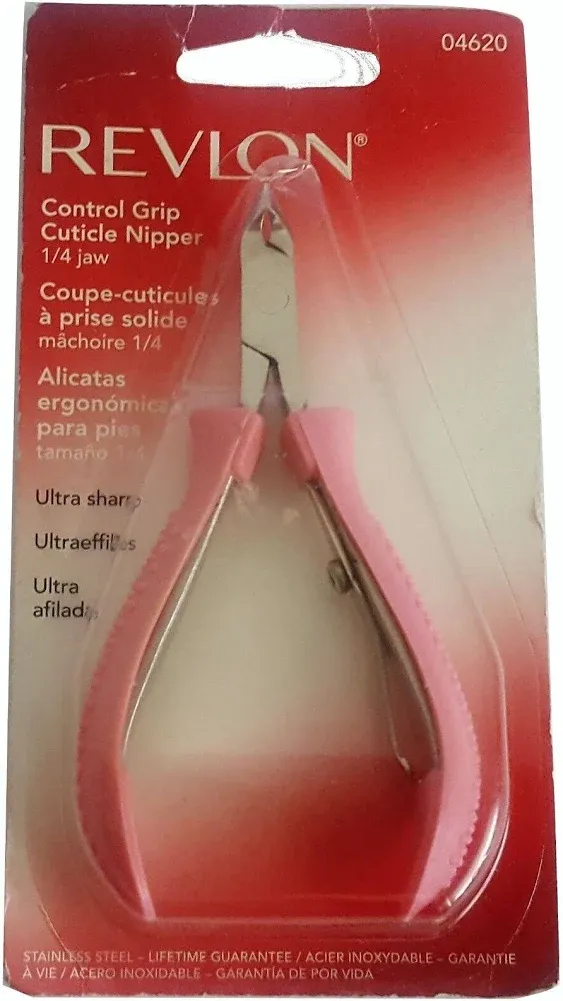 Lot of Revlon Full Jaw Cuticle Nipper 1 ea (Pack of 2), 10 Files, Nail Clipper