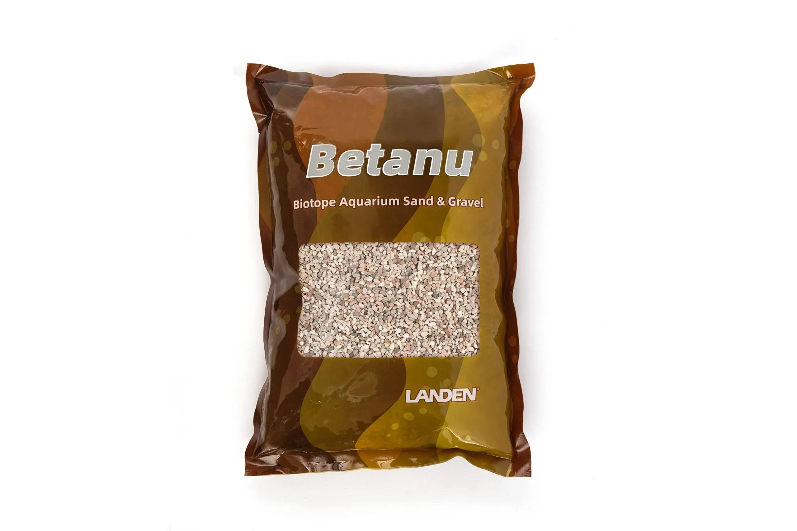 LANDEN Betanu Aquascape Sand,Light Colored Gravel 2-3mm 2L (7lbs)