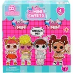 L.O.L. Surprise! Loves Mini Sweets Dolls 4-Pack #2 Jolly Rancher, Hershey’s Chocolate, Whoppers, Peeps w/ 32 Surprises, Candy Theme, Accessories, Collectible Doll, Paper Packaging