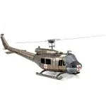 Metal Earth UH-1 Huey Helicopter Color 3D Metal Model Kit Fascinations