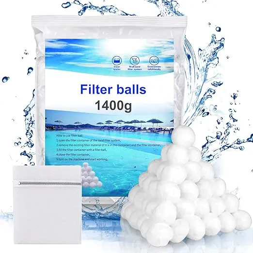 Caroca 3.1 lbs Reusable Eco-Friendly Fiber Filter Balls