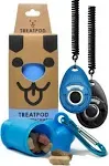 Leash Treat Holder and Training Clickers Blue/Black - Portable Container and ...