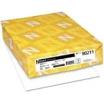 2pk Neenah Paper Exact Vellum Bristol Cover Stock, 94 Bright, 67lb, 8.5 x 11, White, 250/Pack (80211)