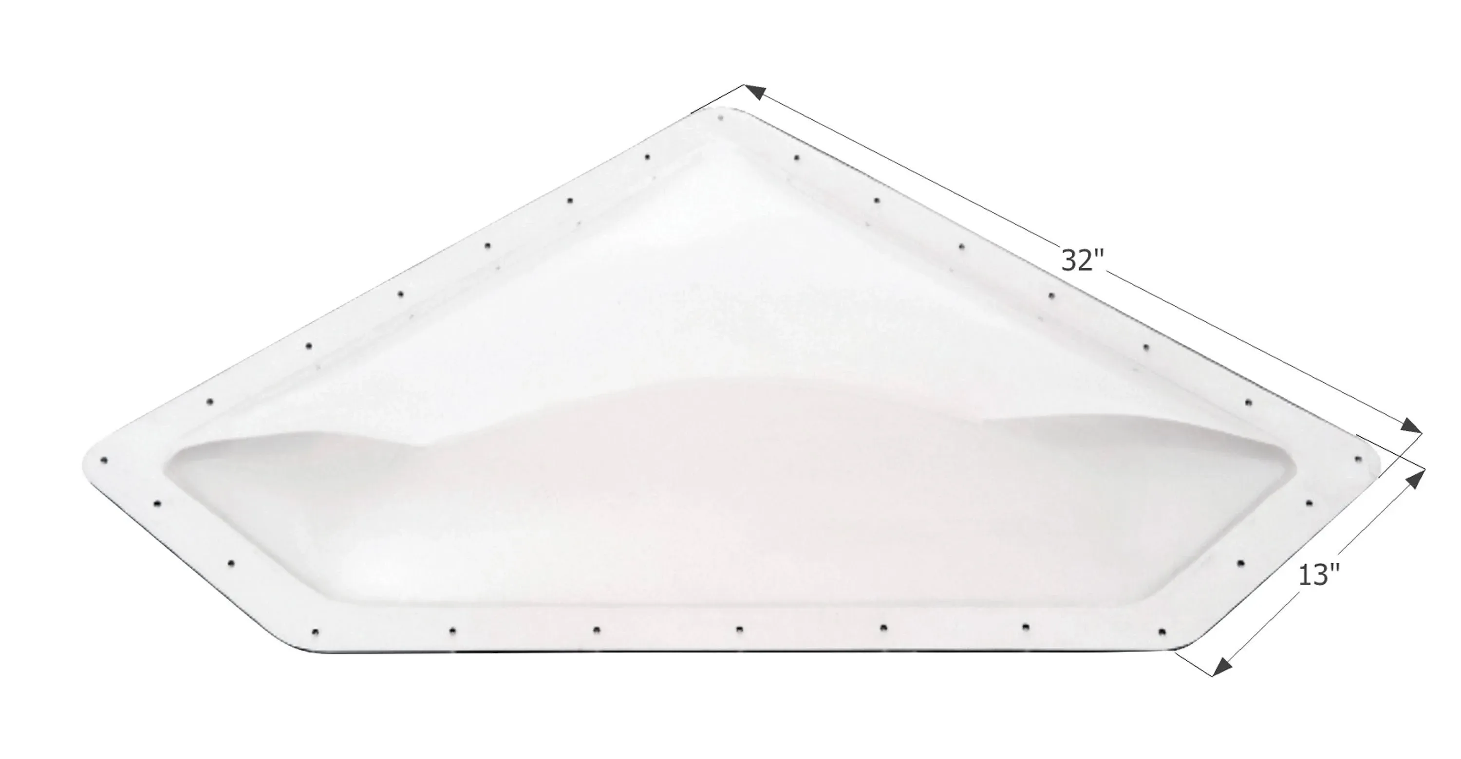 01868 Icon Skylight 4 Inch High Bubble Type Dome