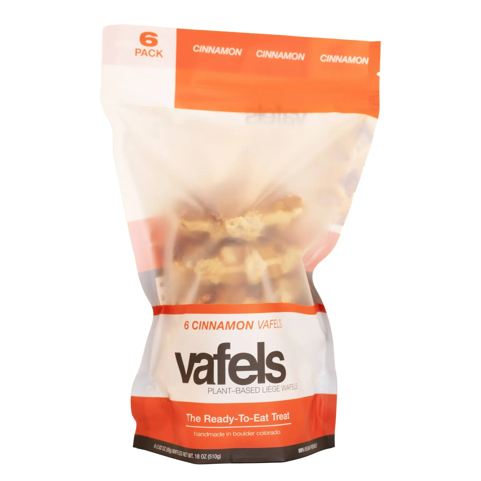 Vafels Plant-Based Liège Wafel - Organic Pearl Sugar Infused Belgian Waffle | Vegan | Small-Batch | Handmade with Brioche-Based Dough | Sports