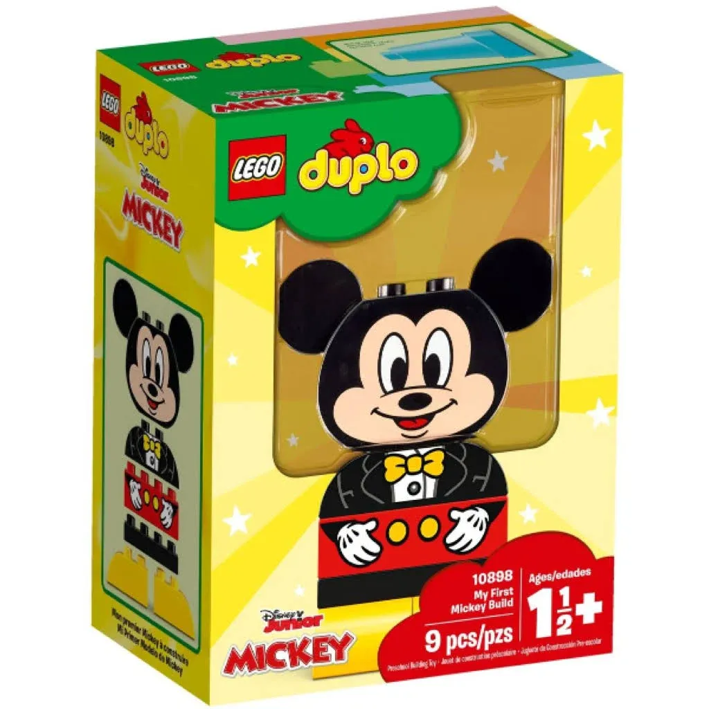 Lego Duplo My First Mickey Build 10898 Disney Junior 9 Pc Preschool Building Toy