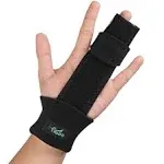 Fibee Trigger Finger Splint, Adjustable 2 Finger Splint and Wrist Brace (L/XL)