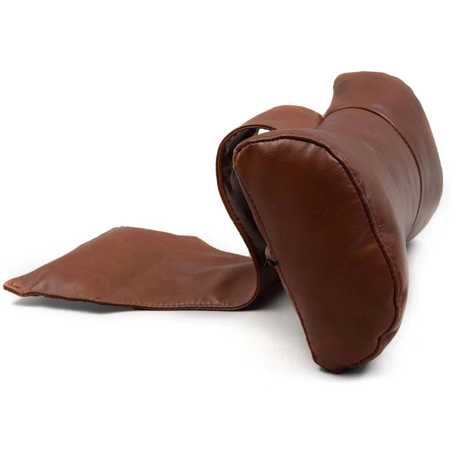 Octane Seating Contoured Recliner Head & Neck Pillow | Cognac Leather