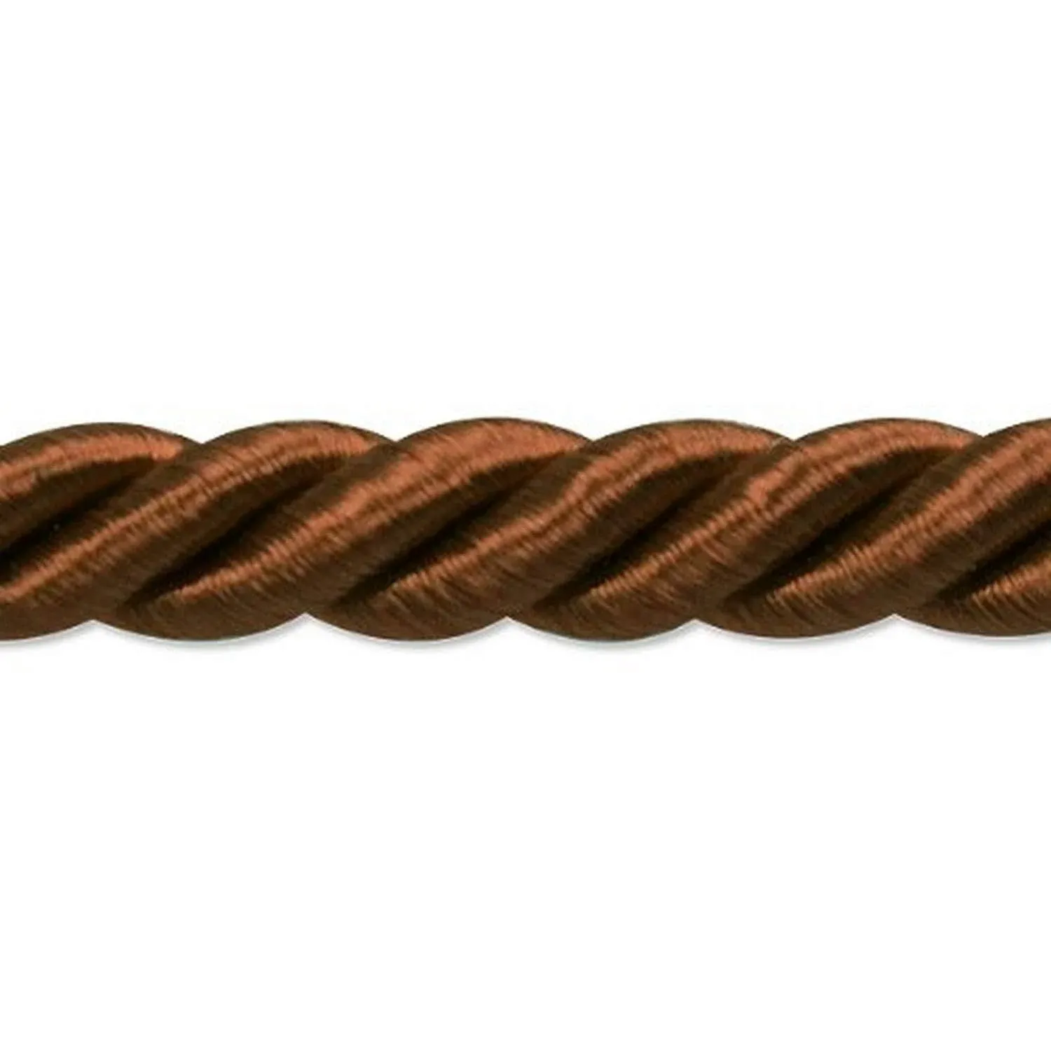 Expo International 20-Yard Rebekah Twisted Cord Trim Embellishment, 1/4-Inch, Cocoa