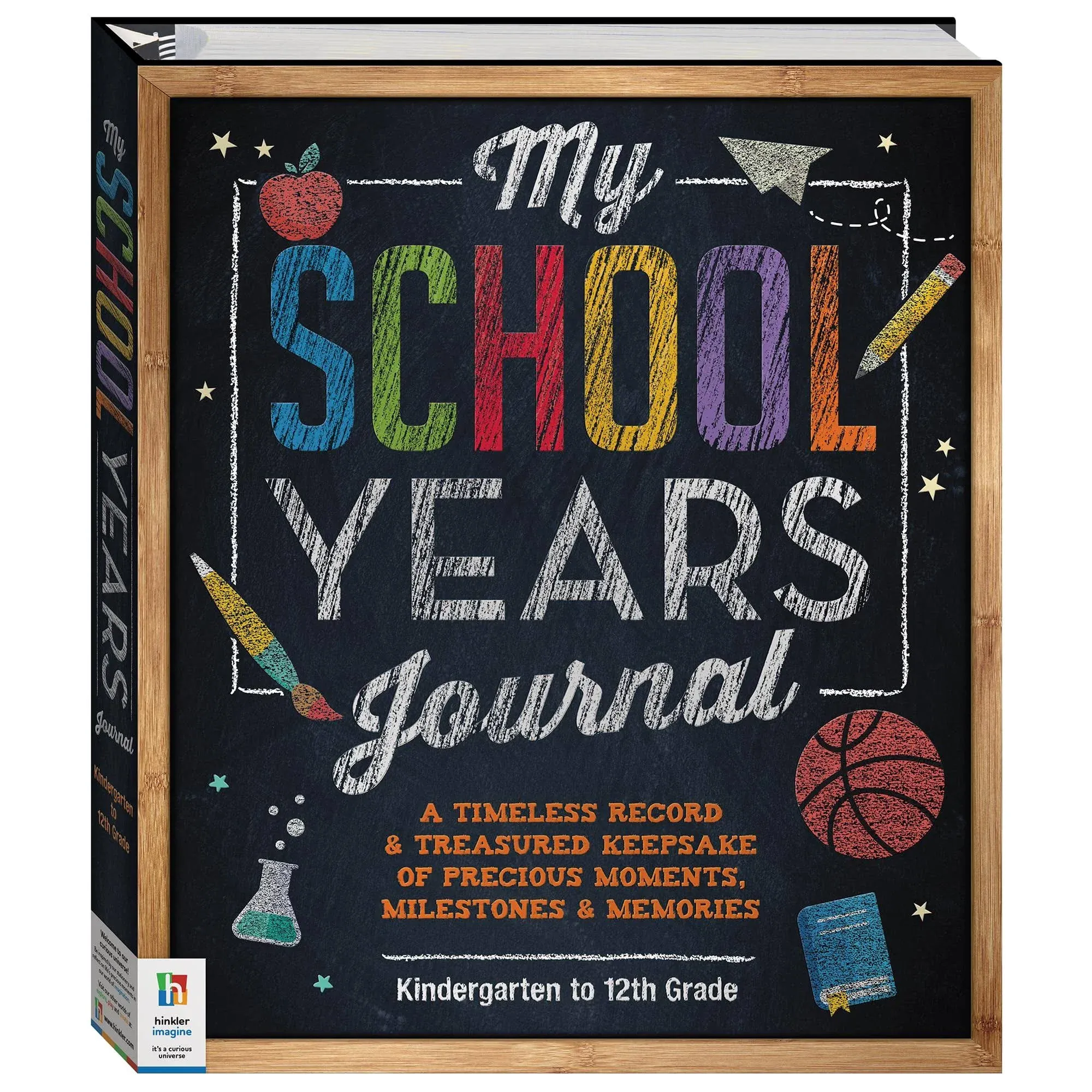 Hinkler: My School Years Journal - Preserve Memories of Children, Kindergarten to Grade 12, Store Certificates & Medals, Comes with Height Chart