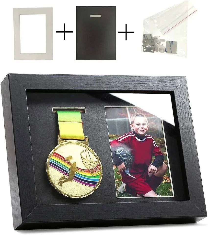 Medal Display Shadow Box - Single Medal Display case - Perfect Medal Display ...