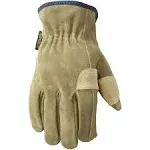 Wells Lamont Men's HydraHyde Suede Cowhide Fencer Gloves, M - 1019-M | Blain's Farm & Fleet