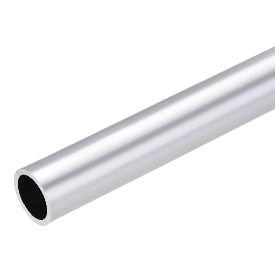 uxcell 6063 Aluminum Round Tube, 25mm OD 20mm Inner Dia 300mm Length Seamless Straight Tubing