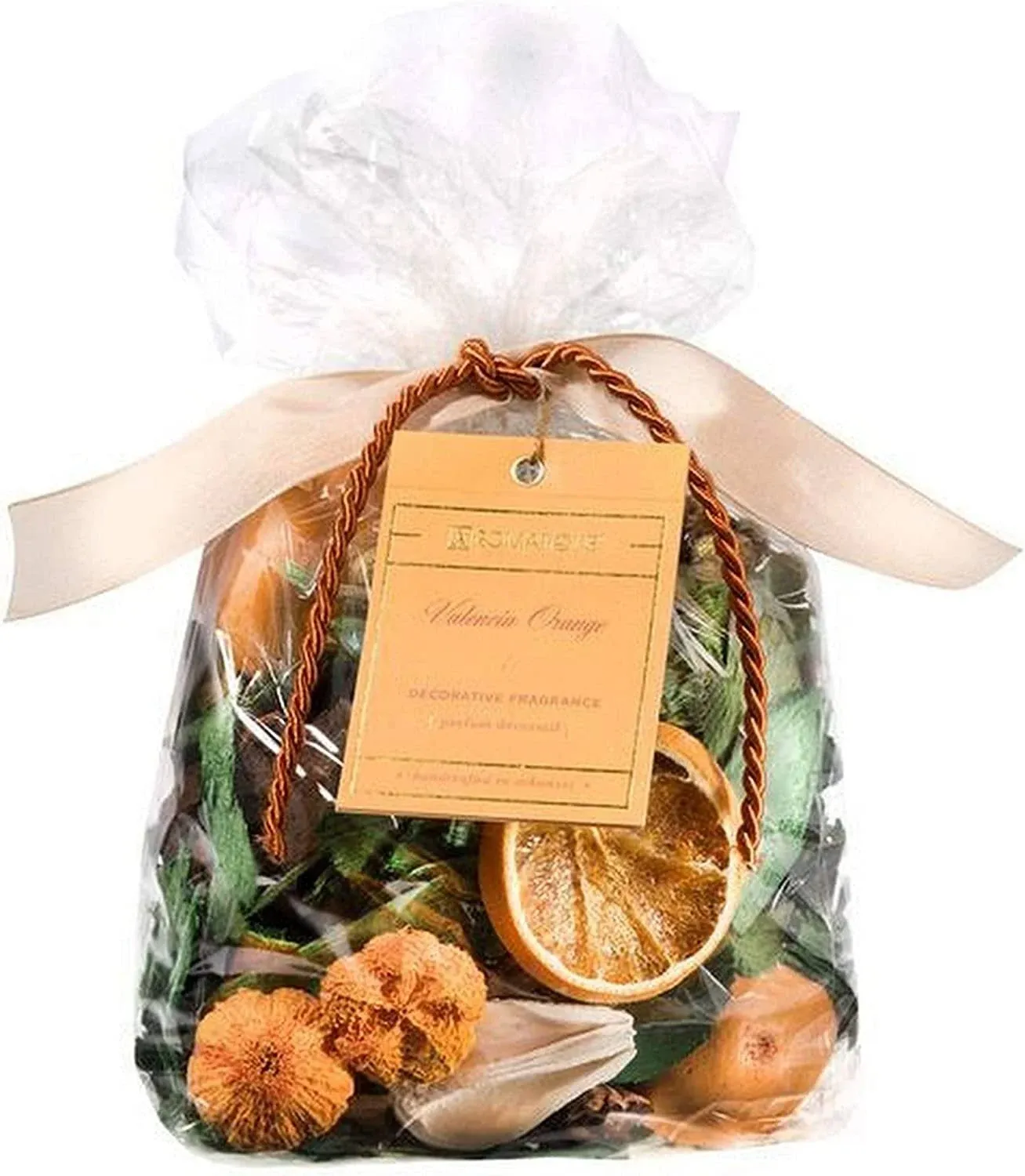 Aromatique Decorative Fragrance Potpourri Bag Valencia Orange 8 Ounces