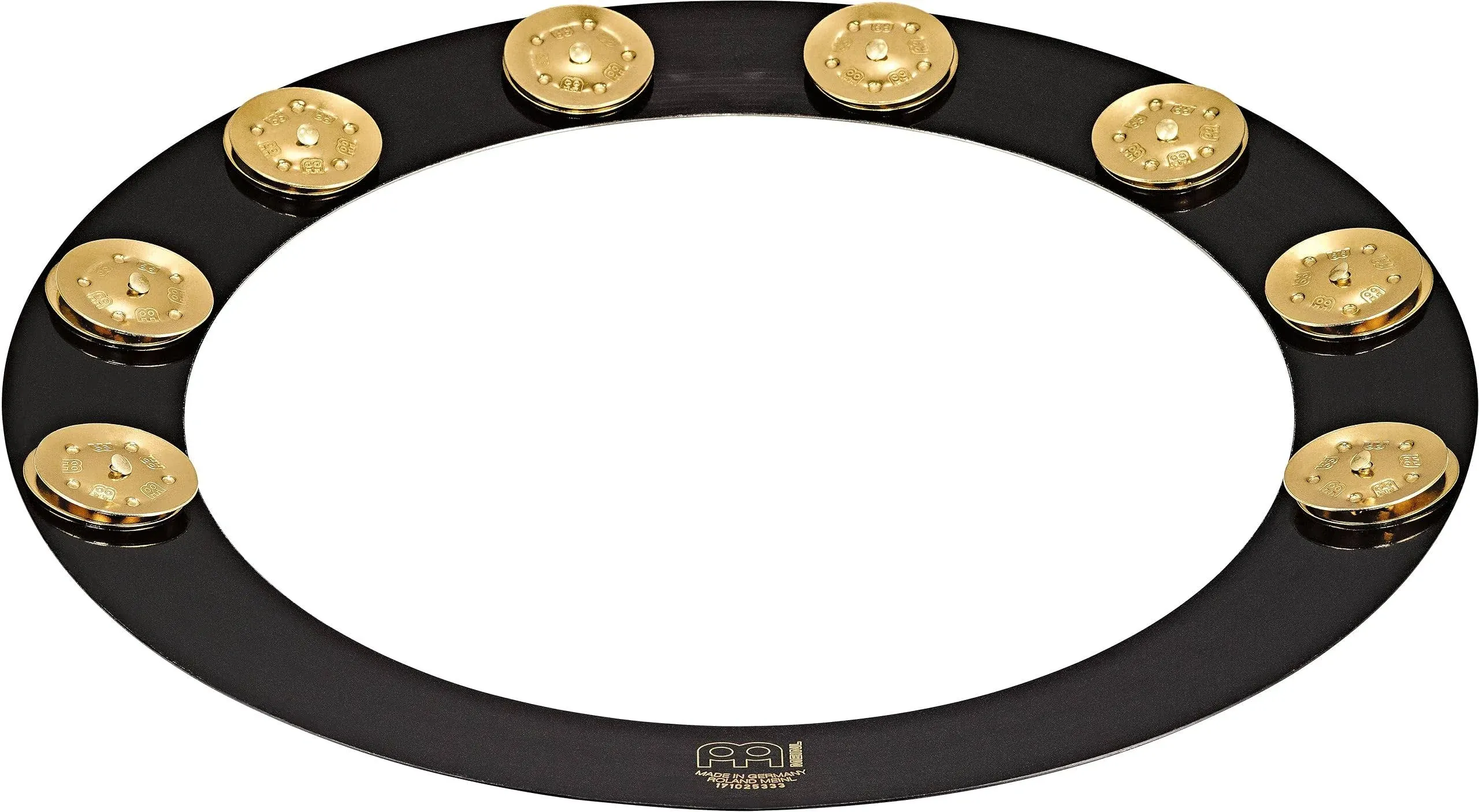 Meinl Backbeat Pro Tambourine with Brass Jingles, 14"