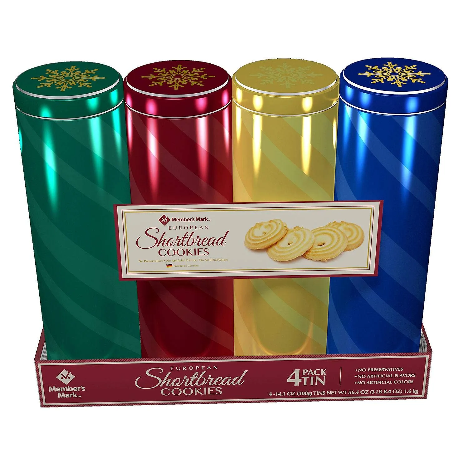 European Shortbread Cookies, 56.4 Oz