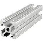 8020, 1010, 10 Series 1 Inch x 1 Inch T-Slotted Aluminum Extrusion DIY Extruded Linear Slot Bar Rail 80/20 (36" Long, Smooth, Clear Anodize)