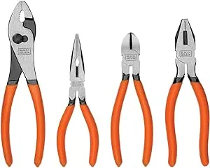 BLACK+DECKER Plier Set, 4-Piece (BDHT84002)