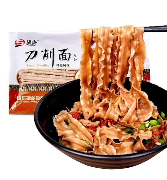 Xcvfdvor Soba Instant Noodles Asian Knife Cut 刀削面 荞麦面(1.1lb/500g)