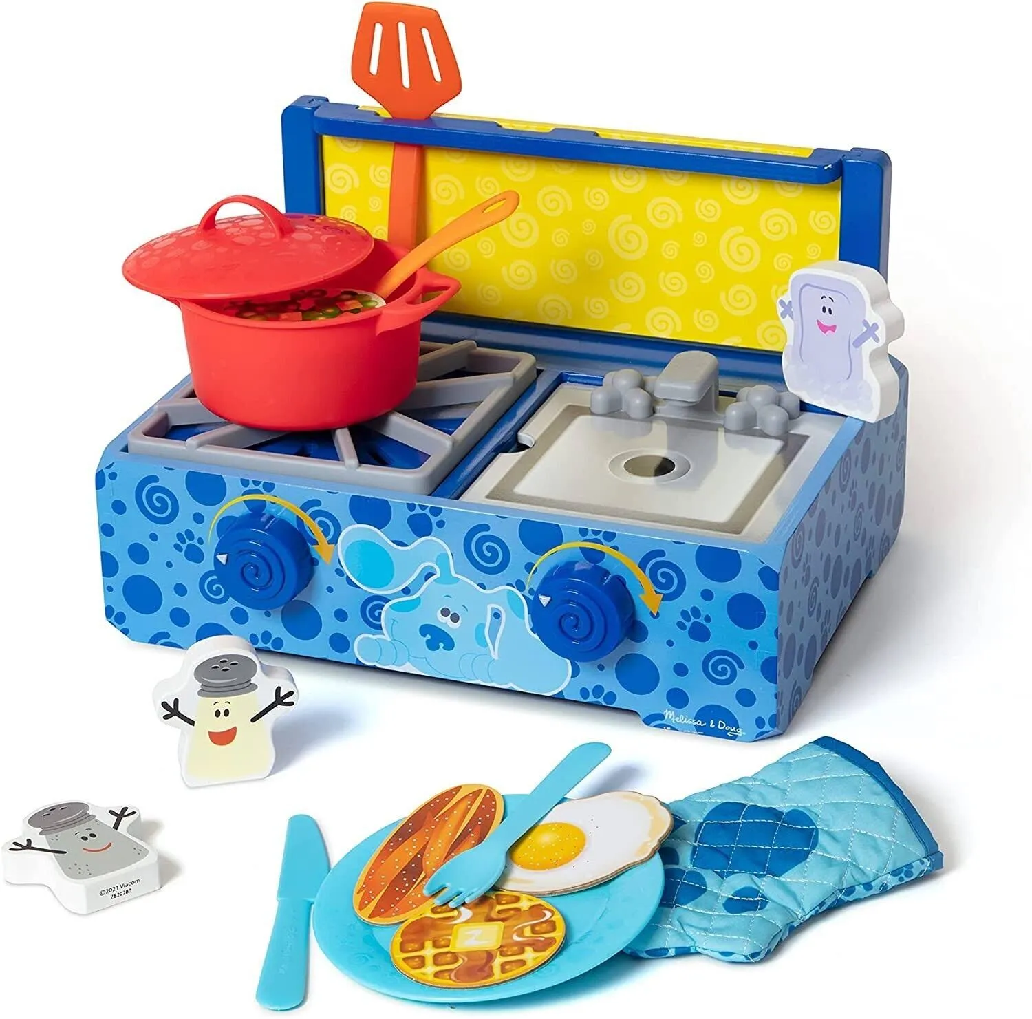 Melissa & Doug Multicolour Blue's Clues & You Wooden Cooking Play Set on OnBuy