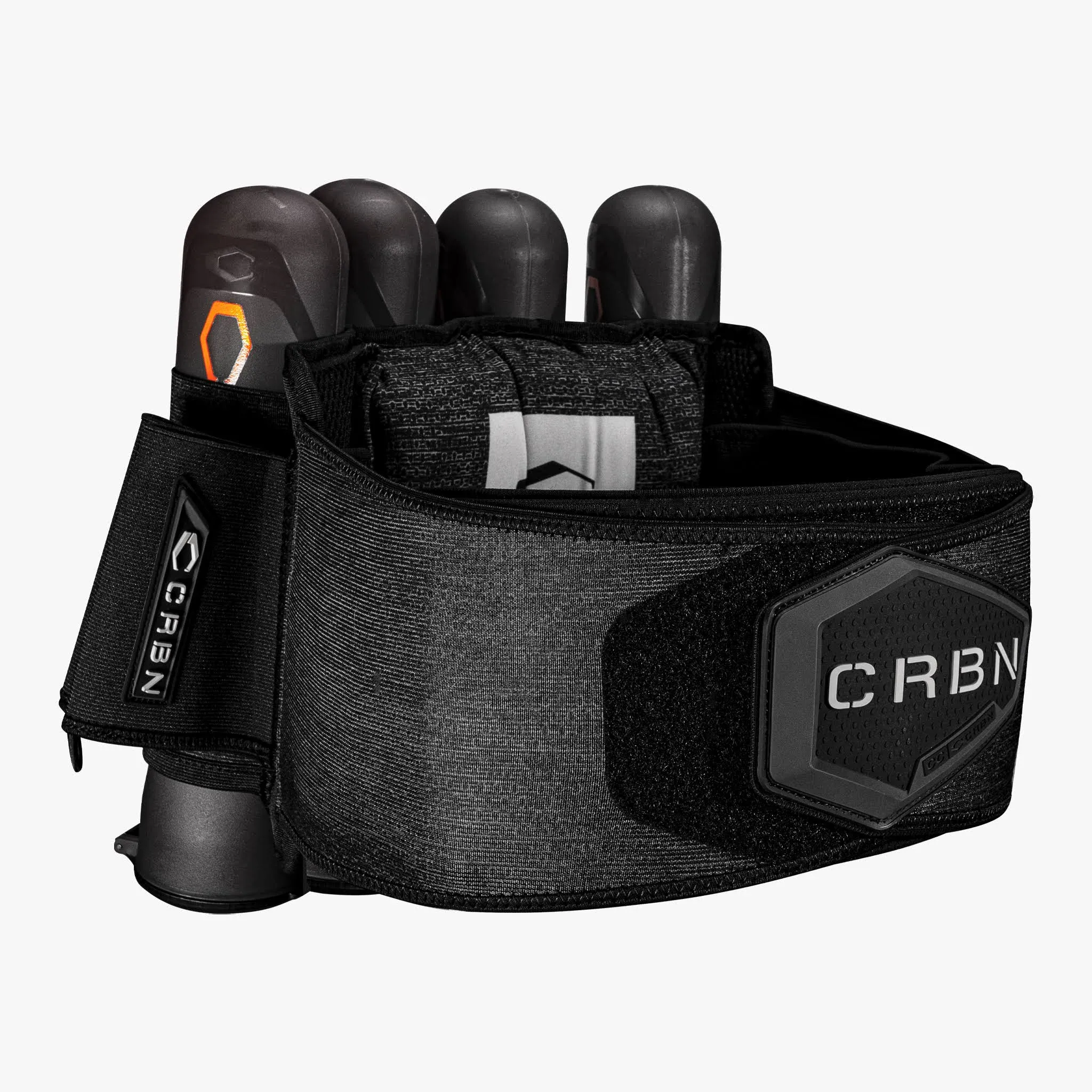 CRBN Carbon Paintball CC Harness 4+7 Pod Pack Adjustable Back Support S/M Grey