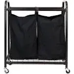 2-bag Rolling Laundry Sorter