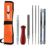 Drixet Chainsaw Sharpener & Filing Kit Includes 5/32" 3/16" 7/32 inch Round