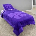 College Covers Kansas State Wildcats Reversible Comforter Set, Full