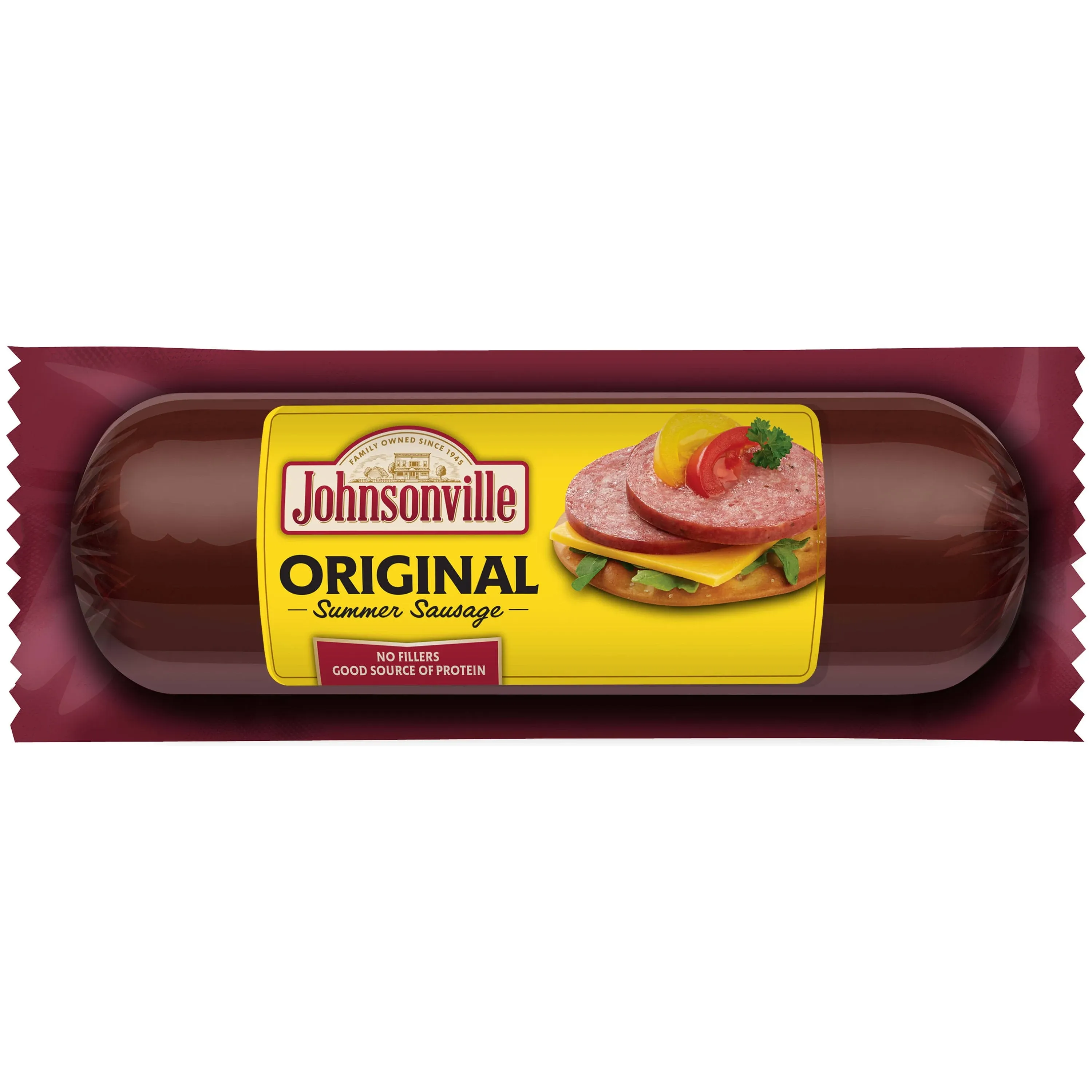 Johnsonville Summer Sausage, Original - 12 oz