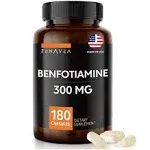 Benfotiamine 300Mg - Benfotiamine B1 - 180 Caps (3 Months Supply) - Blood Sugar