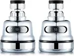 2 Pcs Movable Kitchen Tap Head Faucet Sprayer Water Spray 360 Degree Rotatable Kitchen Faucet Spray Universal Adapter Set Kitchen Sink Accessories Tools