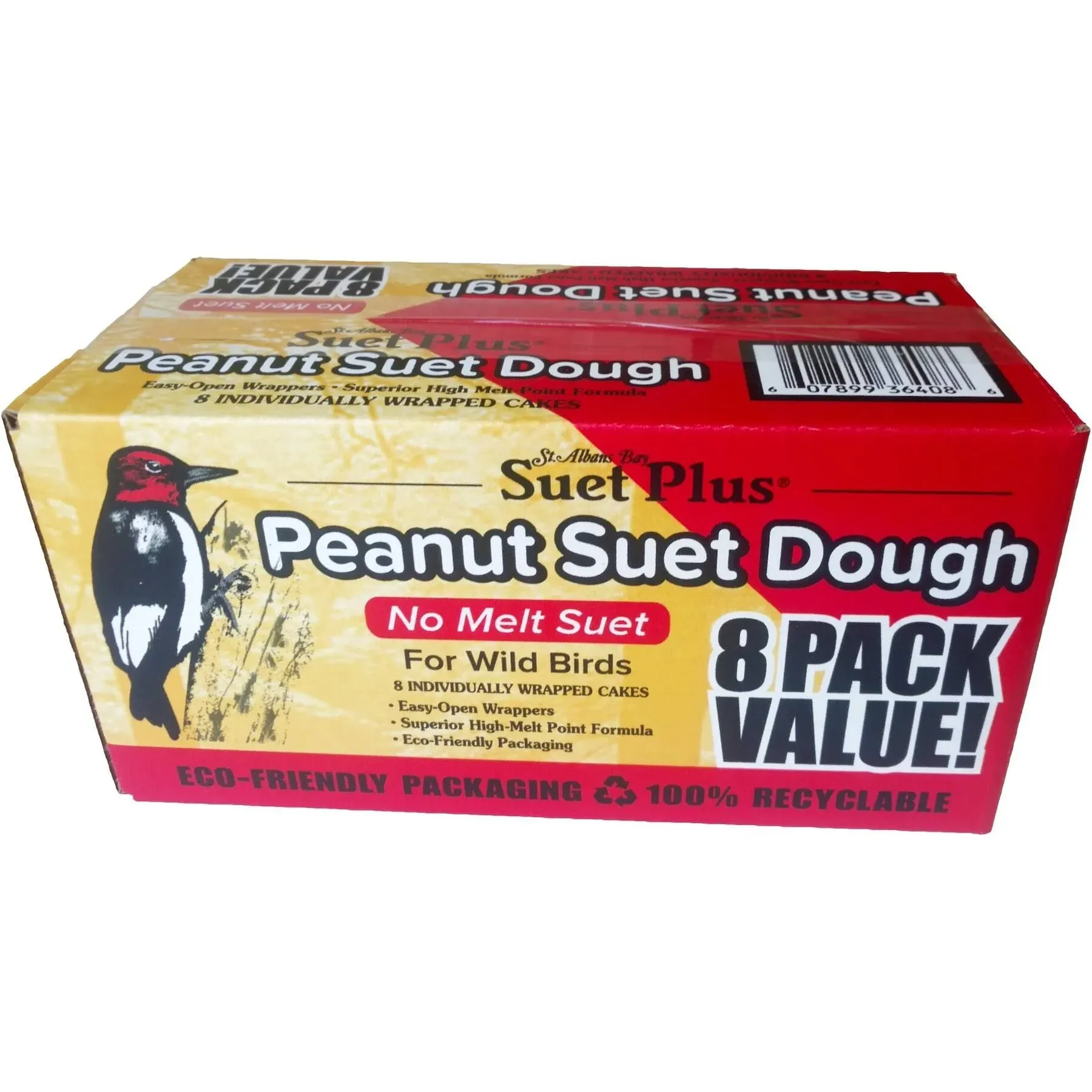 Suet Plus Peanut Suet Dough - 8 Pk