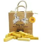 Dogsee Himalayan Yak Chews for Dogs Bulk Pack 3lb (Medium - 18 Chews) | No Rawhide | No Artificial Ingredients | Clean Label Dog Treats