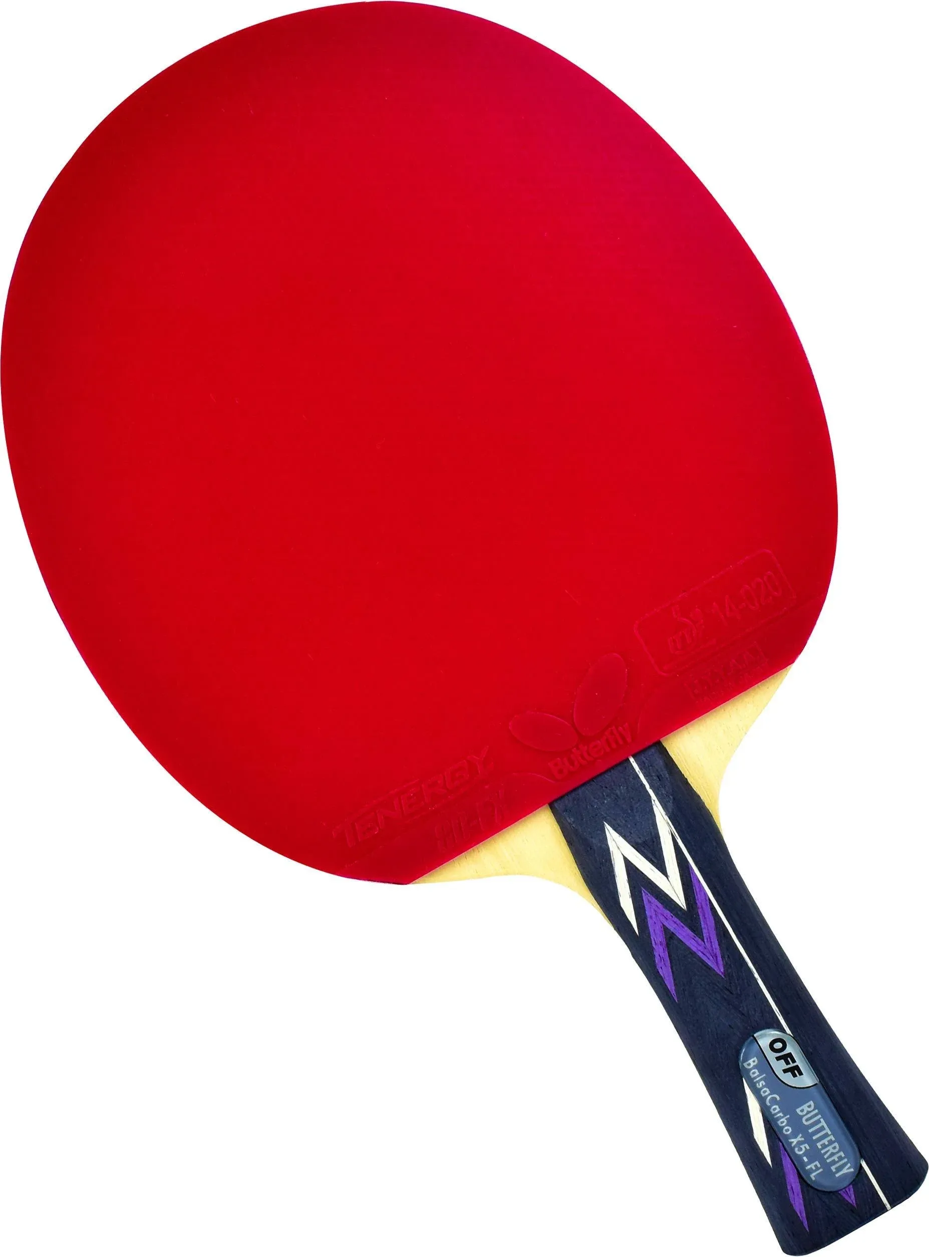 Butterfly Balsa Carbo X5 Pro-Line Table Tennis Racket - The Softness Of Balsa...