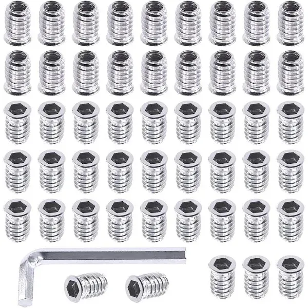 Generic Swpeet 50pcs 5/16" -18 x 20mm White Zinc Plated Carbon Steel Carbon ...