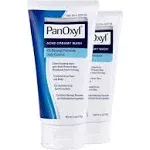 PanOxyl Acne Creamy Wash, 4% Benzoyl Peroxide 6 Ounce, (Pack of 2)