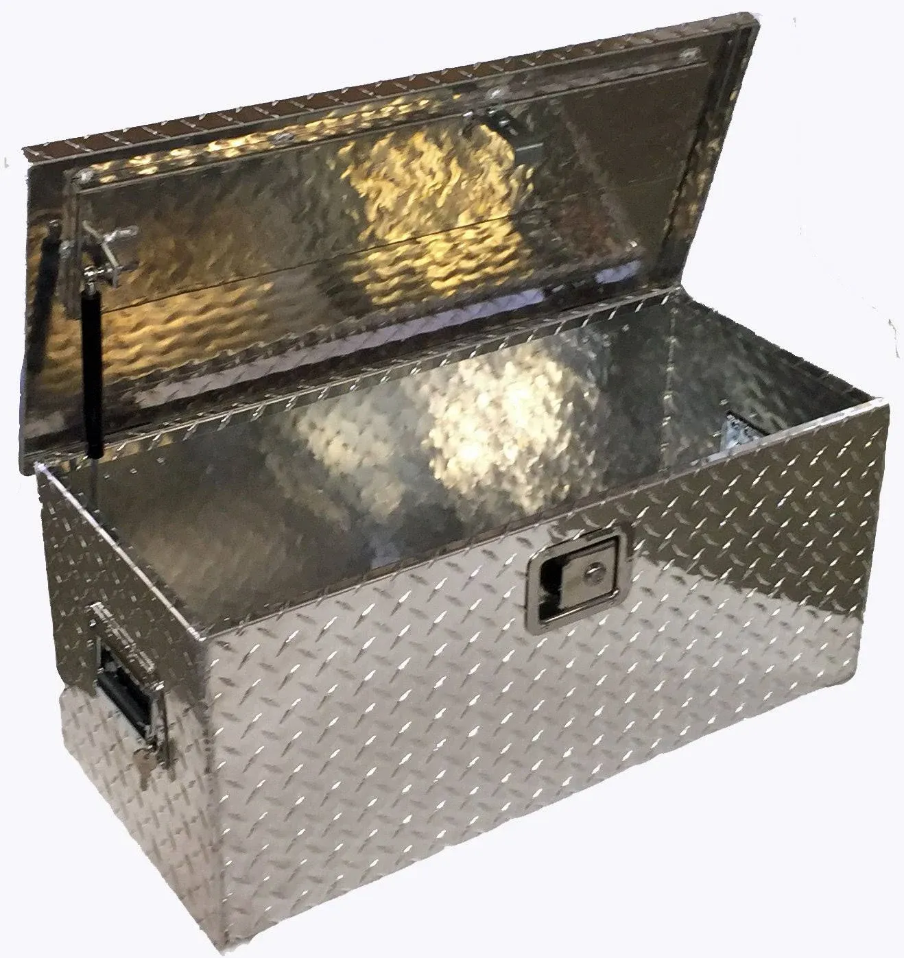 Diamond Plate Aluminum Tool Box Large 31" Universal Fit