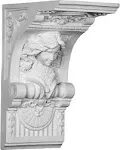 Ekena Millwork 6 x 8 x 12 in. Hestia Corbel