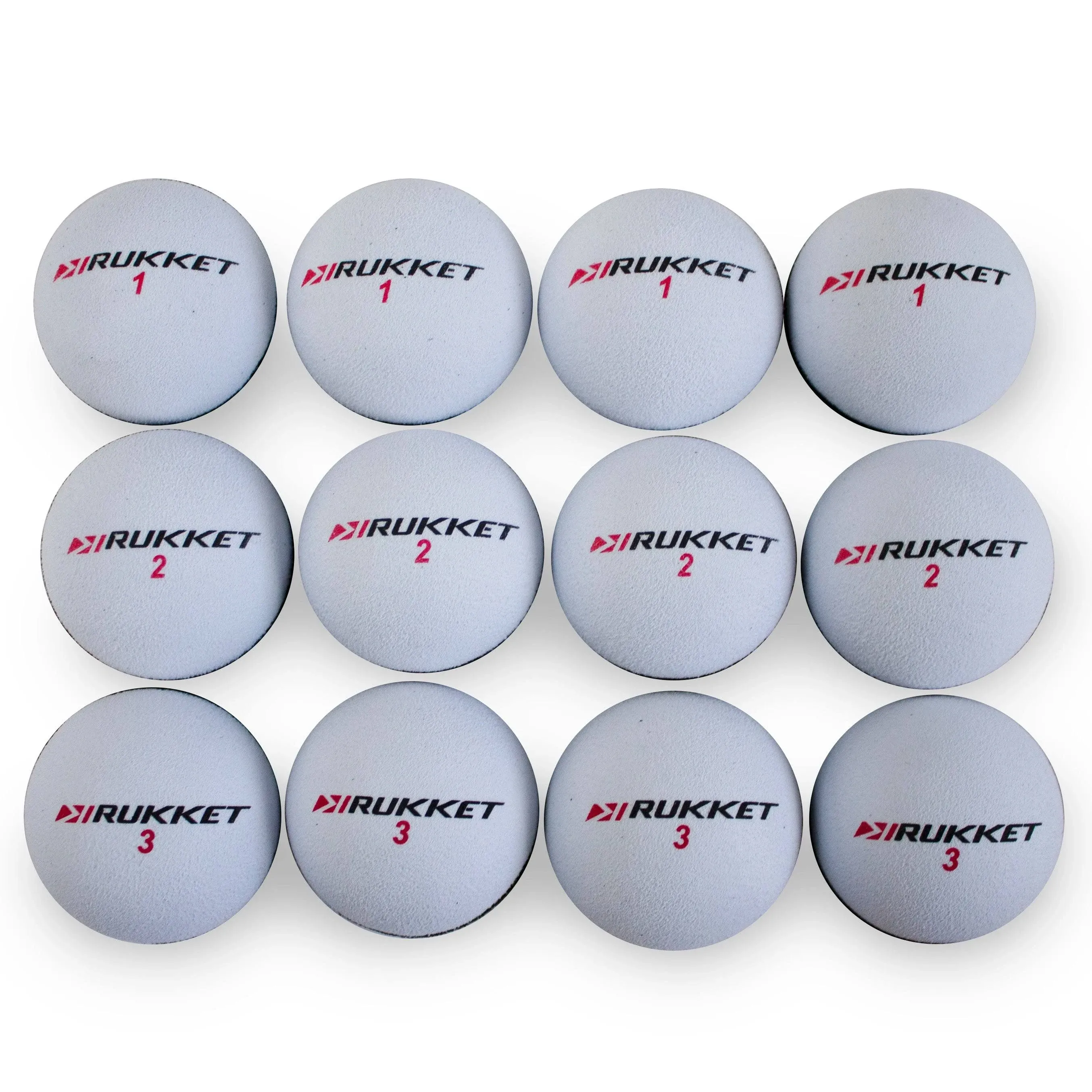 Rukket Practice Golf Balls Almost Sponge Balls for Indoor Foam 9 Pack