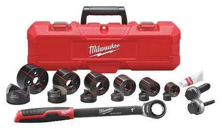 Milwaukee 49-16-2694 M18 Exact 1/2" to 2" Hand Ratchet Knockout Set 