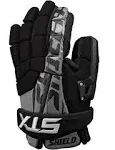 STX Shield Lacrosse Goalie Gloves Black / Large